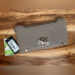 Badgley Mischka Long Cards Wallet in the color Taupe